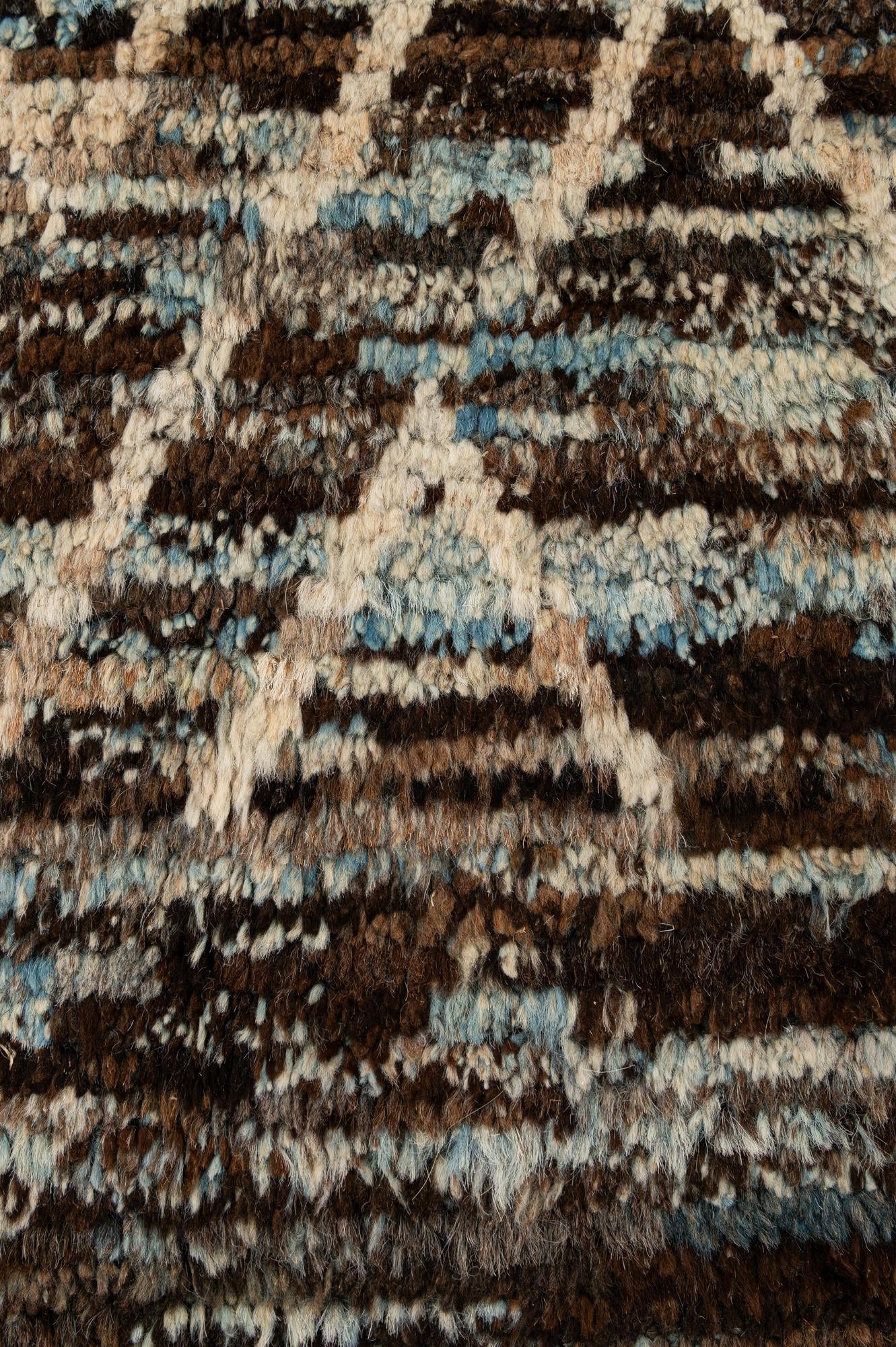 8' 1 x 9' 11 Hand Knotted Moroccan Wool Rug