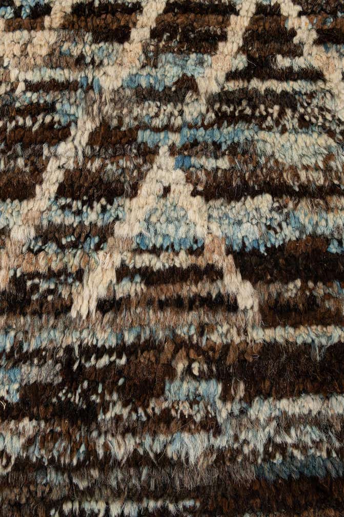 8' 1 x 9' 11 Hand Knotted Moroccan Wool Rug