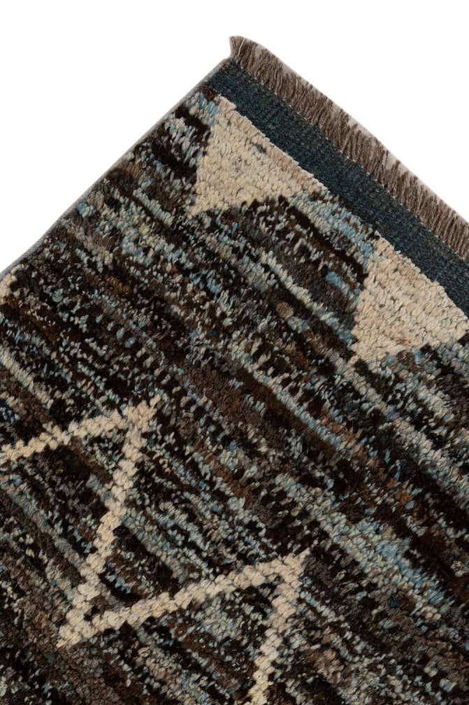 8' 1 x 9' 11 Hand Knotted Moroccan Wool Rug