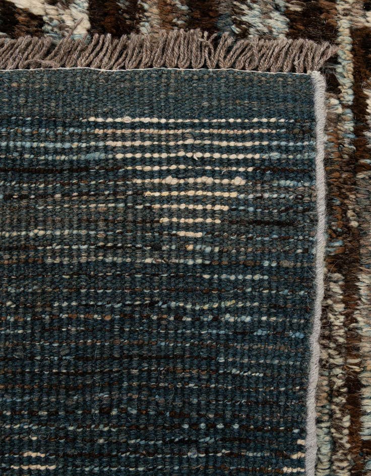 Detail image of 8' 1 x 9' 11  Hand Knotted Moroccan Wool Rug