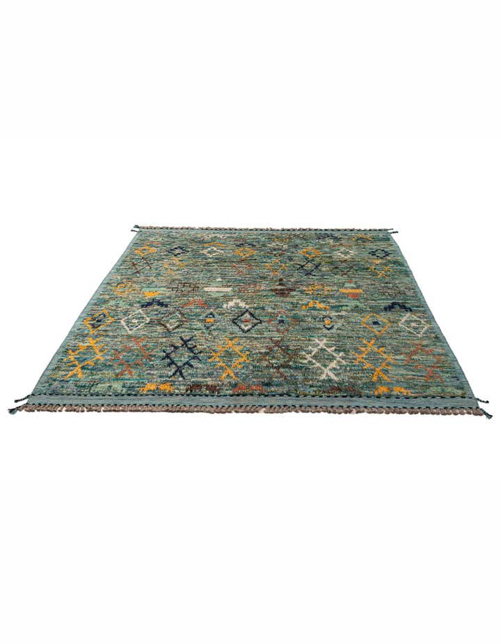 270cm x 325cm anudado a mano marroquí Alfombra Lana
