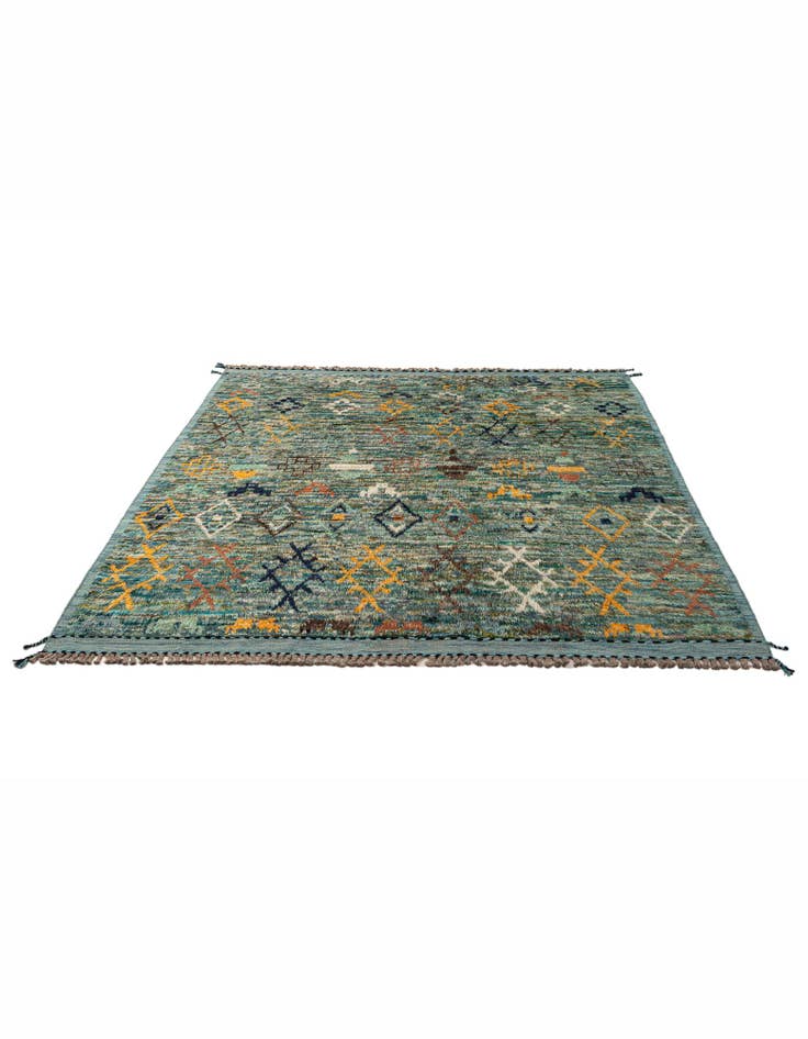 Detail image of 270cm x 325cm anudado a mano marroquí Alfombra Lana