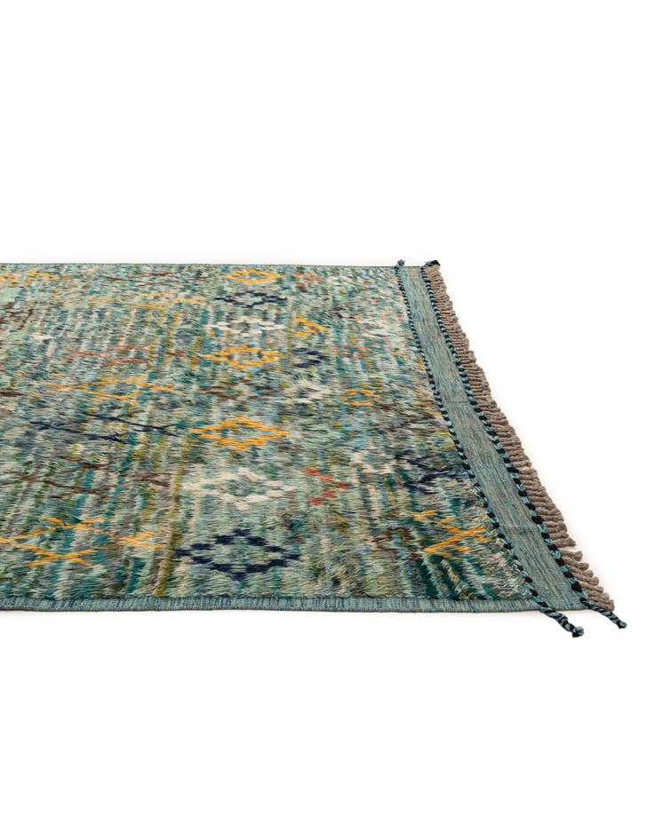 Detail image of 8' 10 x 10' 8  Hand Knotted Moroccan Wool Rug