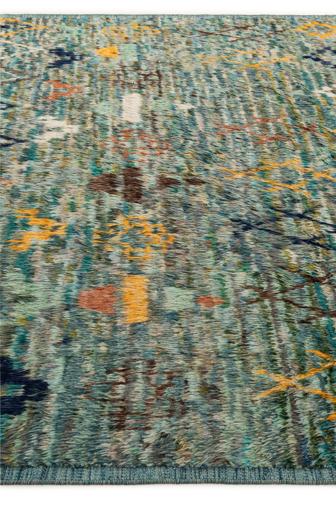270cm x 325cm anudado a mano marroquí Alfombra Lana