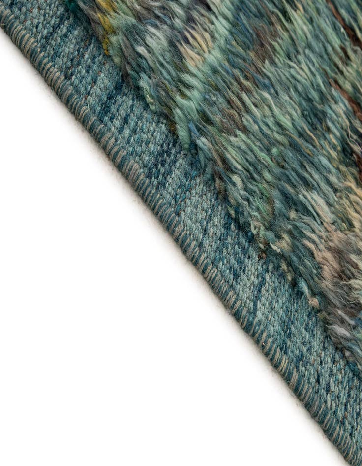 Detail image of 8' 10 x 10' 8  Hand Knotted Moroccan Wool Rug