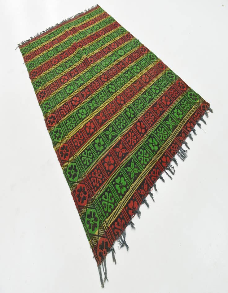 Detail image of 5' 5 x 8' 2 Hand Woven Moroccan Wool Rug