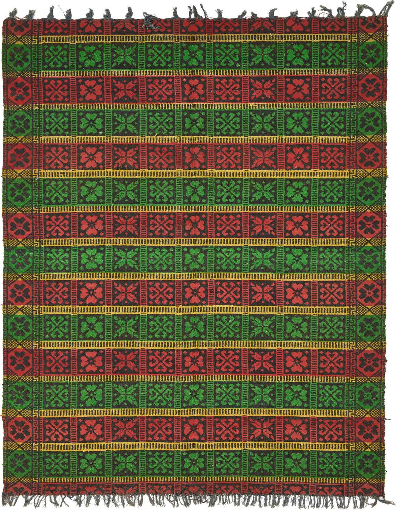 5' 5 x 8' 2 Hand Woven Moroccan Wool Rug