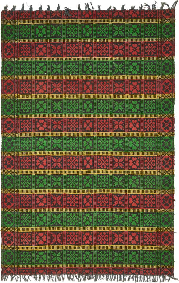 Detail image of 5' 5 x 8' 2 Hand Woven Moroccan Wool Rug