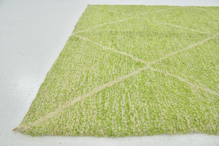 Detail image of 5' 5 x 7' 10 Hand Knotted Moroccan Wool Rug