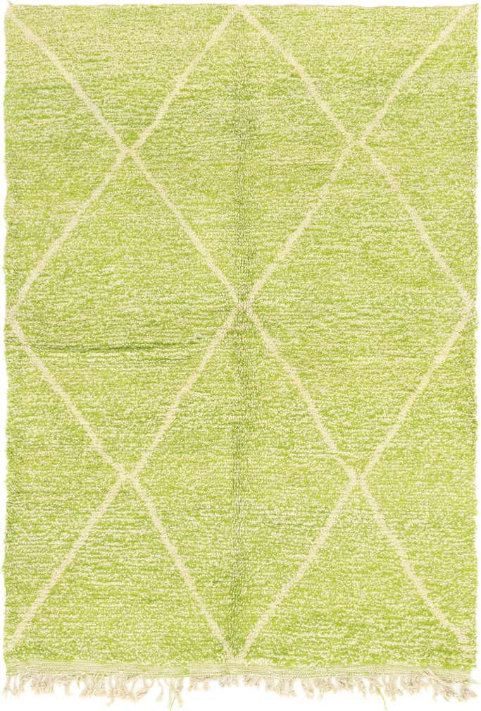 5' 5 x 7' 10 Hand Knotted Moroccan Wool Rug