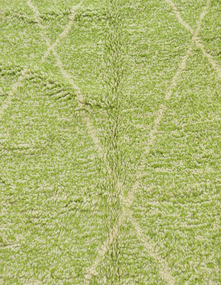 Detail image of 4' 8 x 8'  Hand Knotted Moroccan Wool Rug