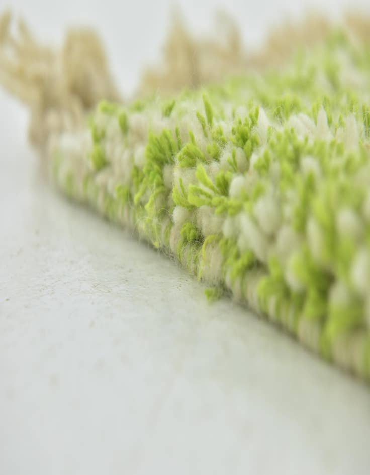 Detail image of 4' 8 x 8'  Hand Knotted Moroccan Wool Rug