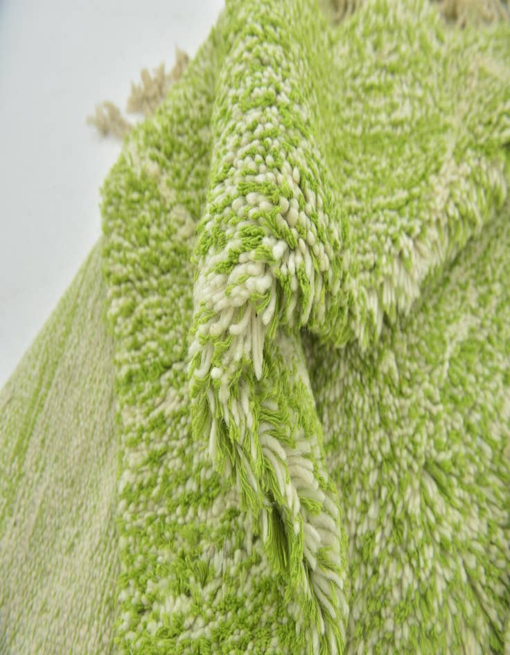 Detail image of 4' 8 x 8'  Hand Knotted Moroccan Wool Rug