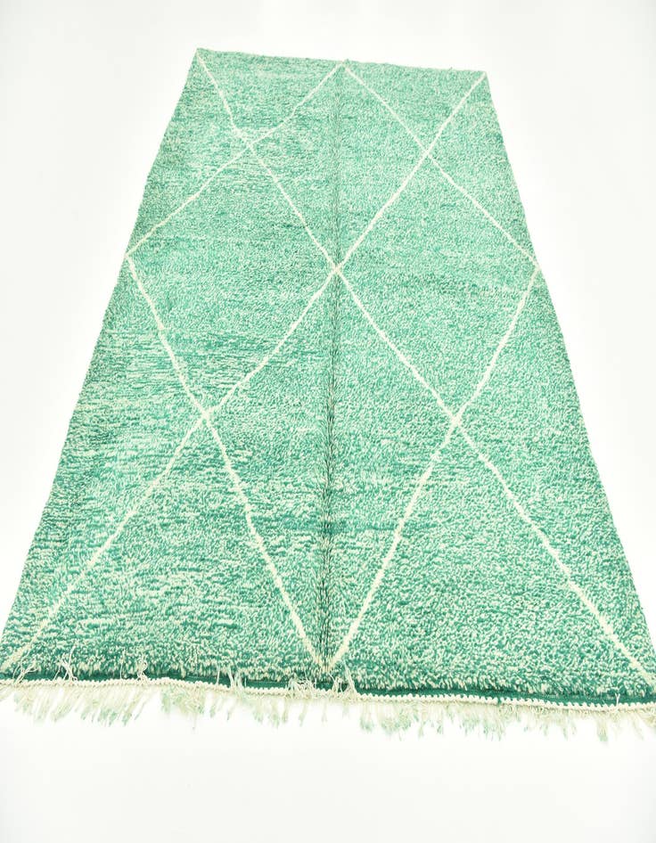 Detail image of 6' 8 x 9' 1  Hand Knotted Moroccan Wool Rug