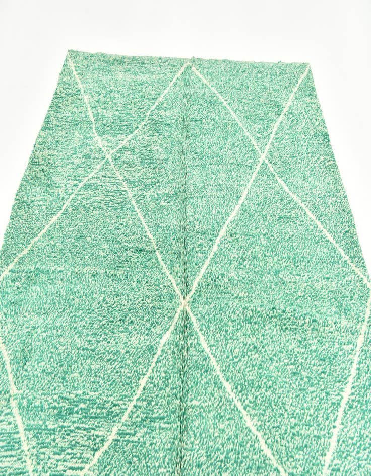 Detail image of 6' 8 x 9' 1  Hand Knotted Moroccan Wool Rug