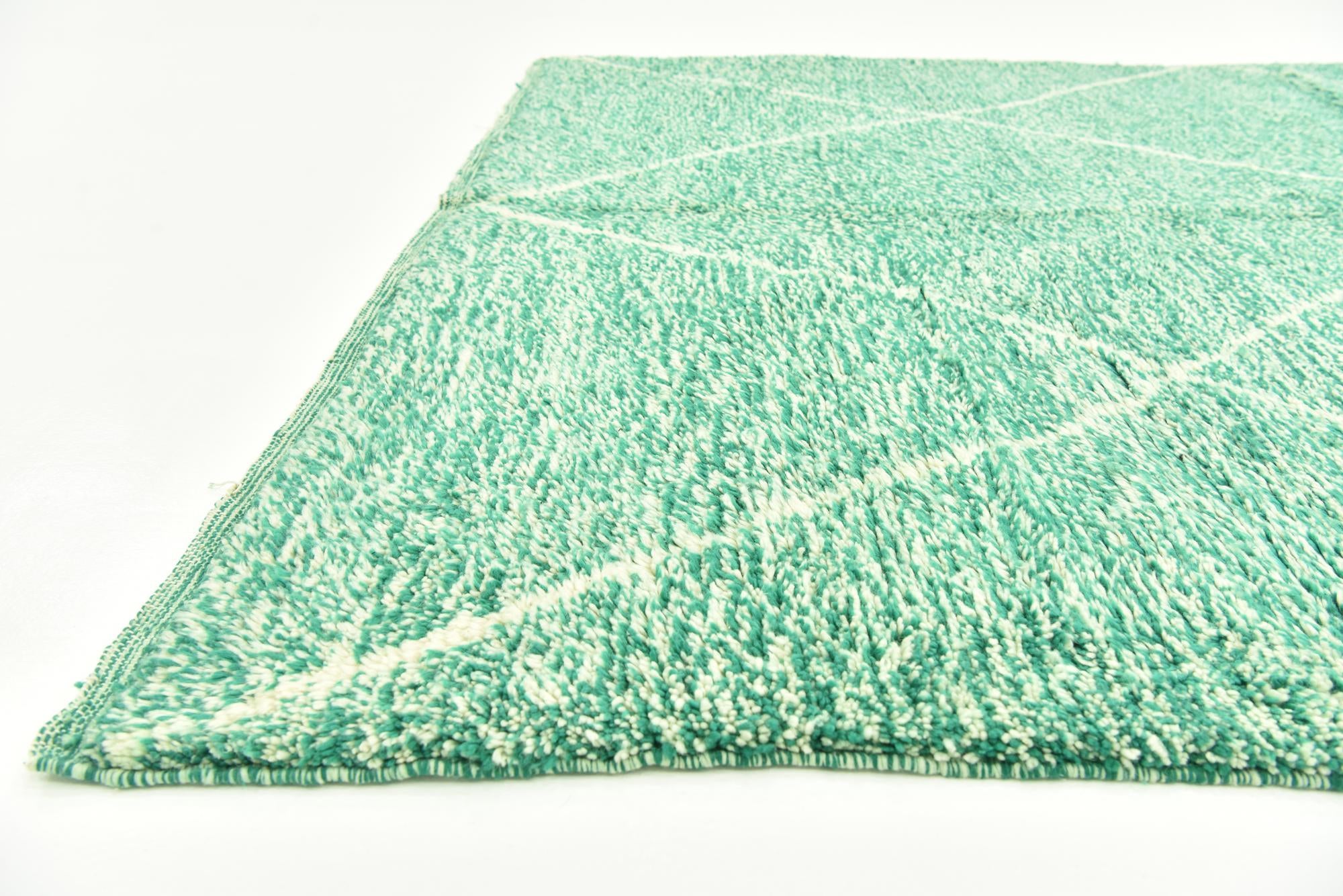6' 8 x 9' 1 Hand Knotted Moroccan Wool Rug