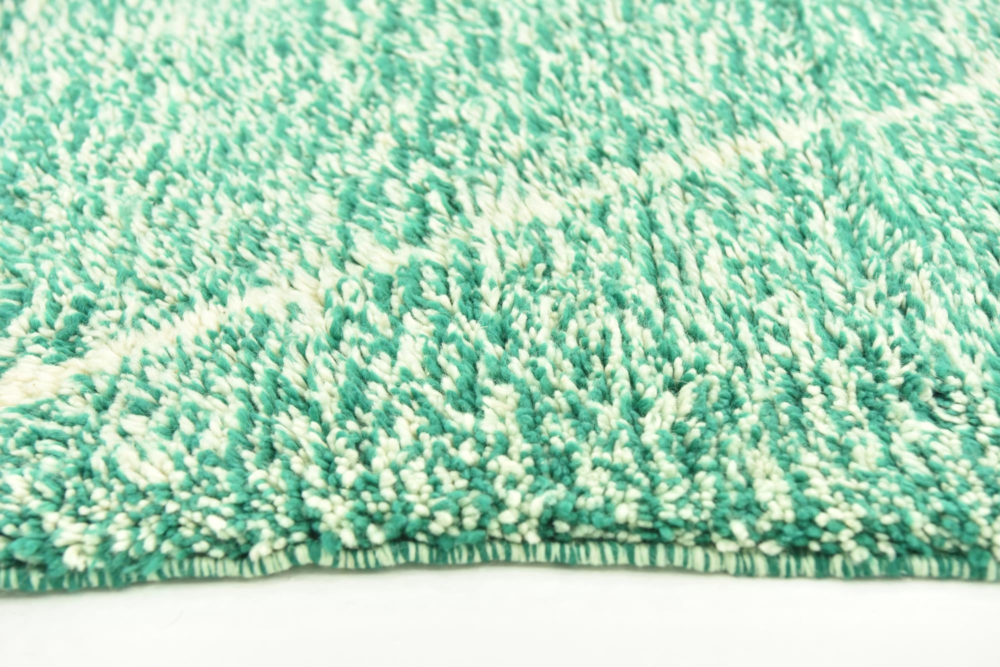 6' 8 x 9' 1 Hand Knotted Moroccan Wool Rug
