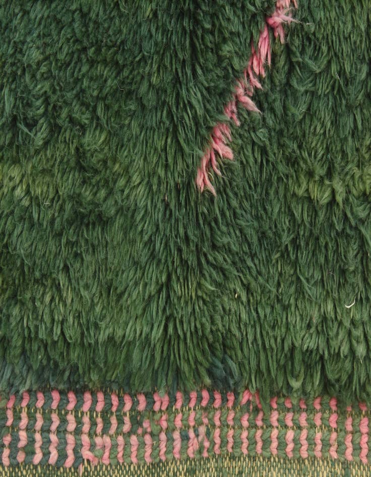 Detail image of 6' 5 x 10' 2 Hand Knotted Moroccan Wool Rug