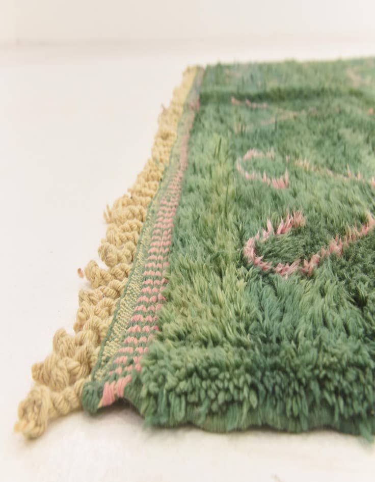 Detail image of 6' 5 x 10' 2 Hand Knotted Moroccan Wool Rug