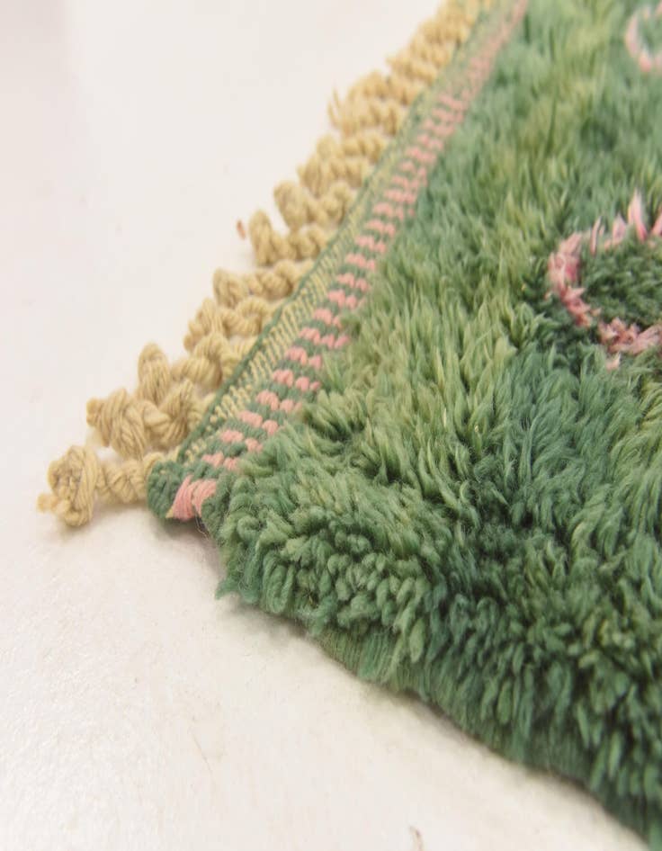 Detail image of 6' 5 x 10' 2 Hand Knotted Moroccan Wool Rug