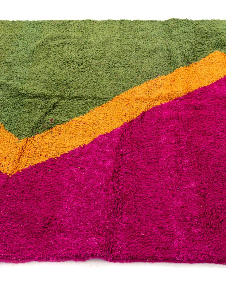 Detail image of 7' x 10'  Hand Knotted Moroccan Wool Rug