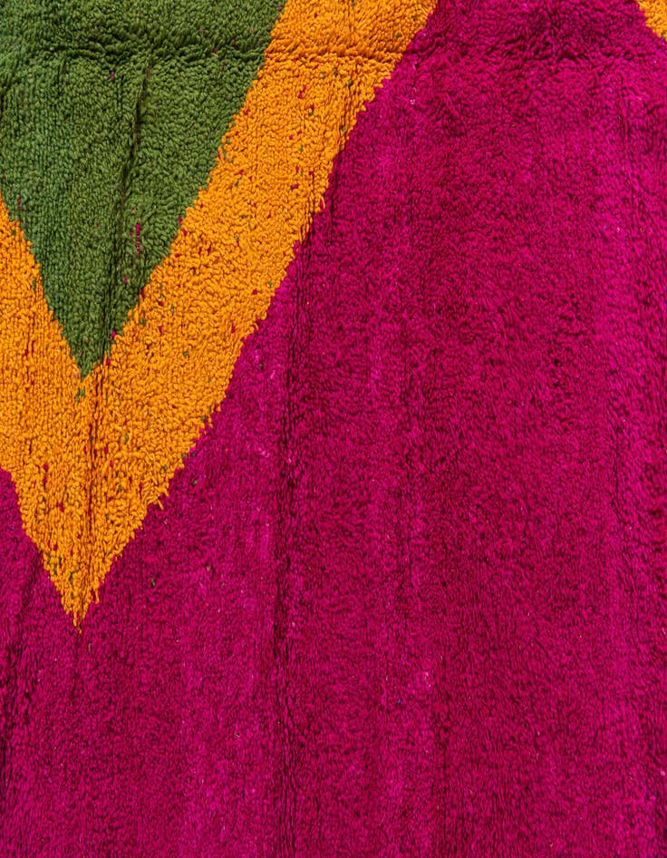 Detail image of 7' x 10'  Hand Knotted Moroccan Wool Rug