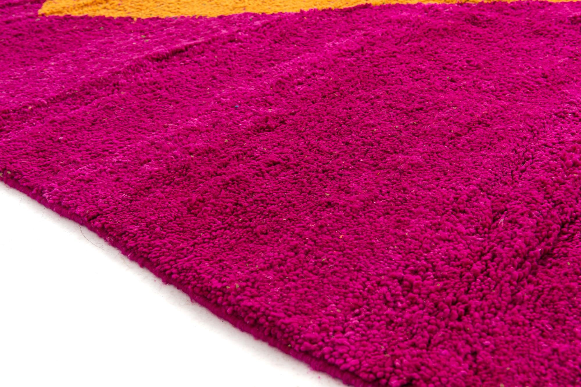 7' x 10' Hand Knotted Moroccan Wool Rug