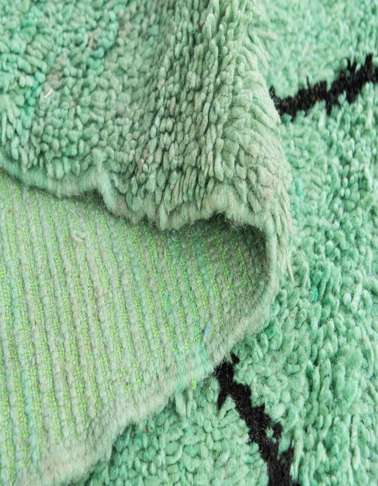 Detail image of 6' 9 x 9' 4  Hand Knotted Moroccan Wool Rug