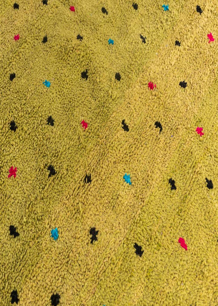 6' 8 x 10' 4 Hand Knotted Moroccan Wool Rug