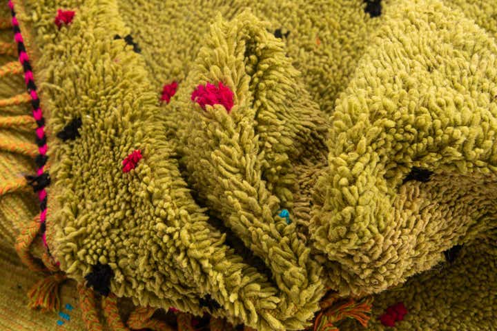 6' 8 x 10' 4 Hand Knotted Moroccan Wool Rug