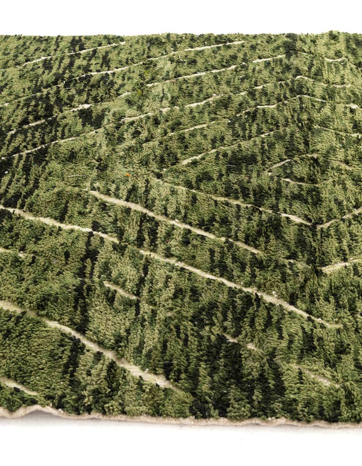 Detail image of 6' 9 x 10' 3  Hand Knotted Moroccan Wool Rug