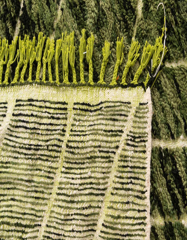 Detail image of 6' 9 x 10' 3  Hand Knotted Moroccan Wool Rug