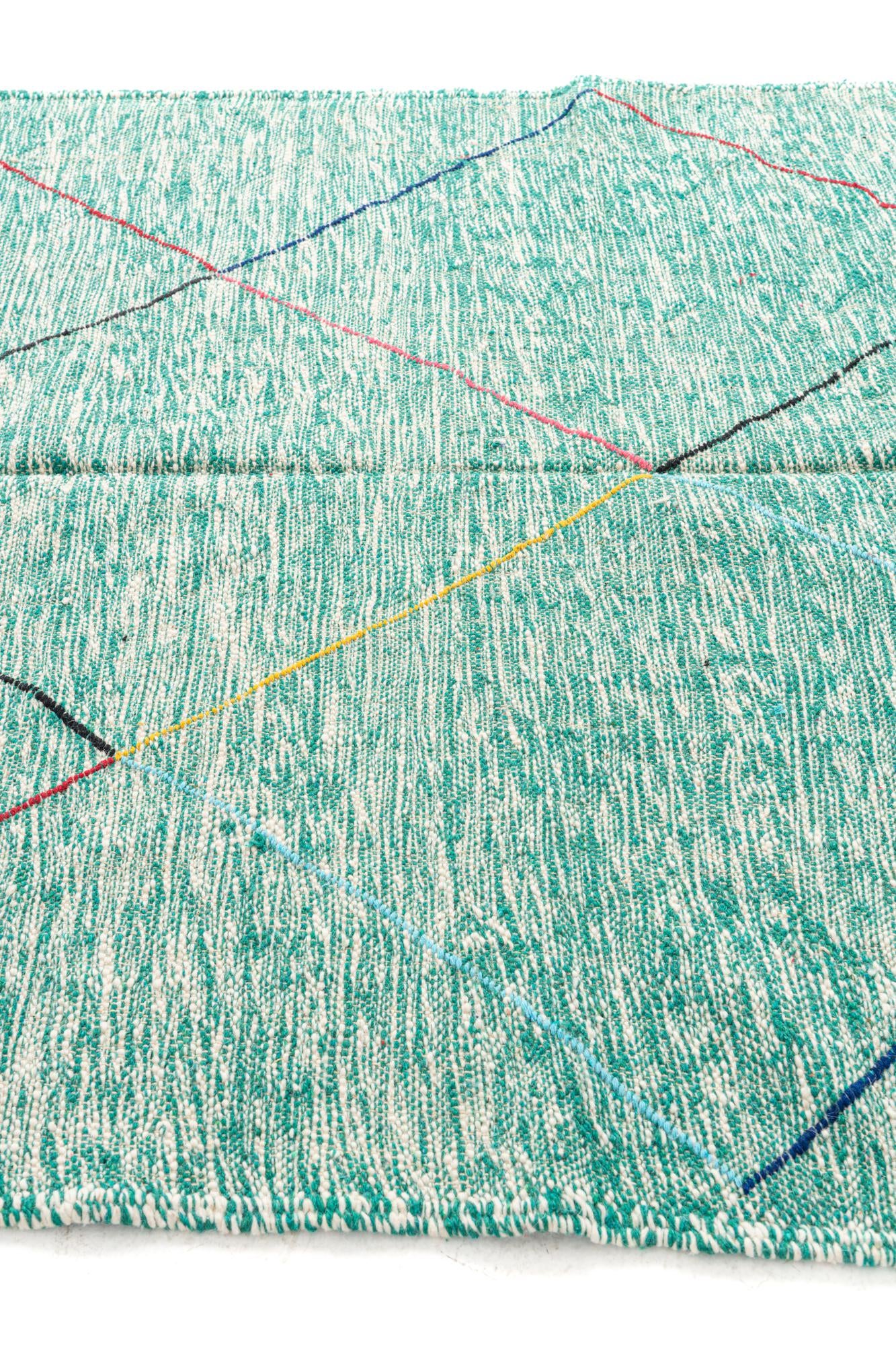 6' 5 x 9' 6 Hand Knotted Moroccan Wool Rug