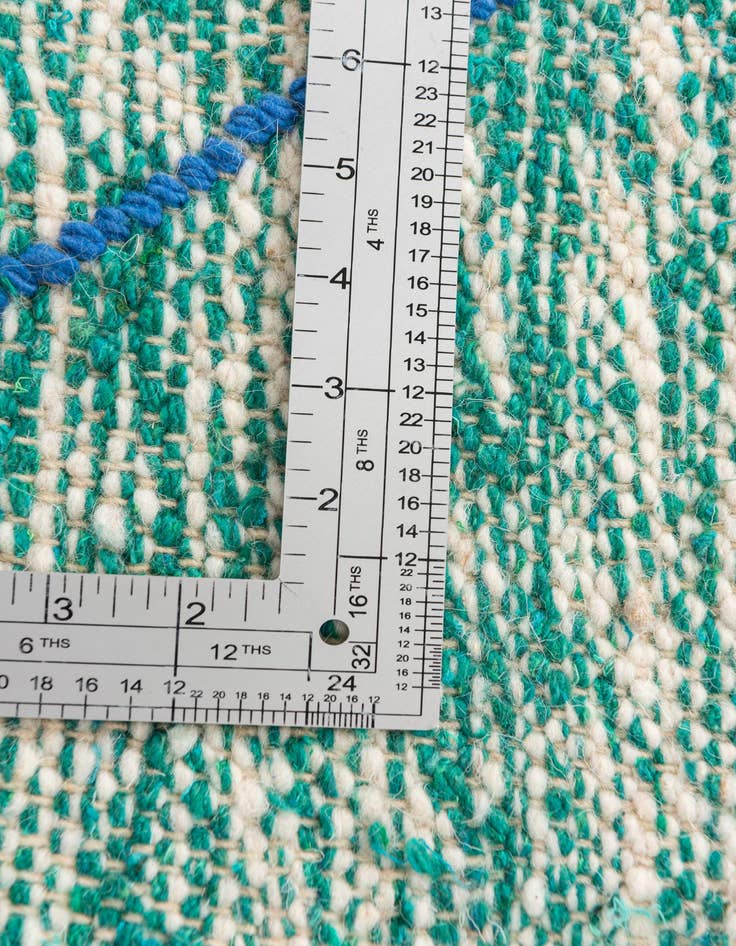 Detail image of 6' 5 x 9' 6  Hand Knotted Moroccan Wool Rug