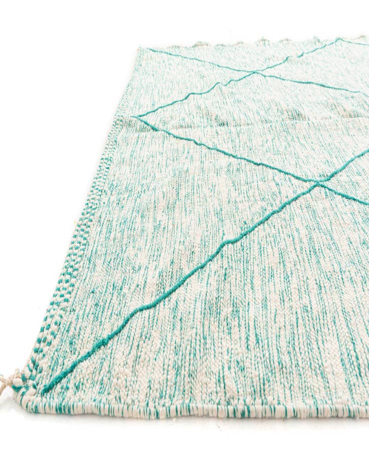 Detail image of 8' 10 x 12' 9  Hand Knotted Moroccan Wool Rug