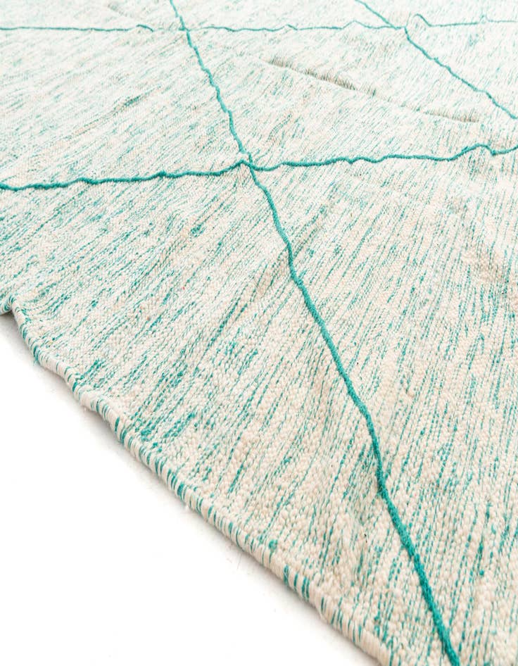 Detail image of 8' 10 x 12' 9  Hand Knotted Moroccan Wool Rug