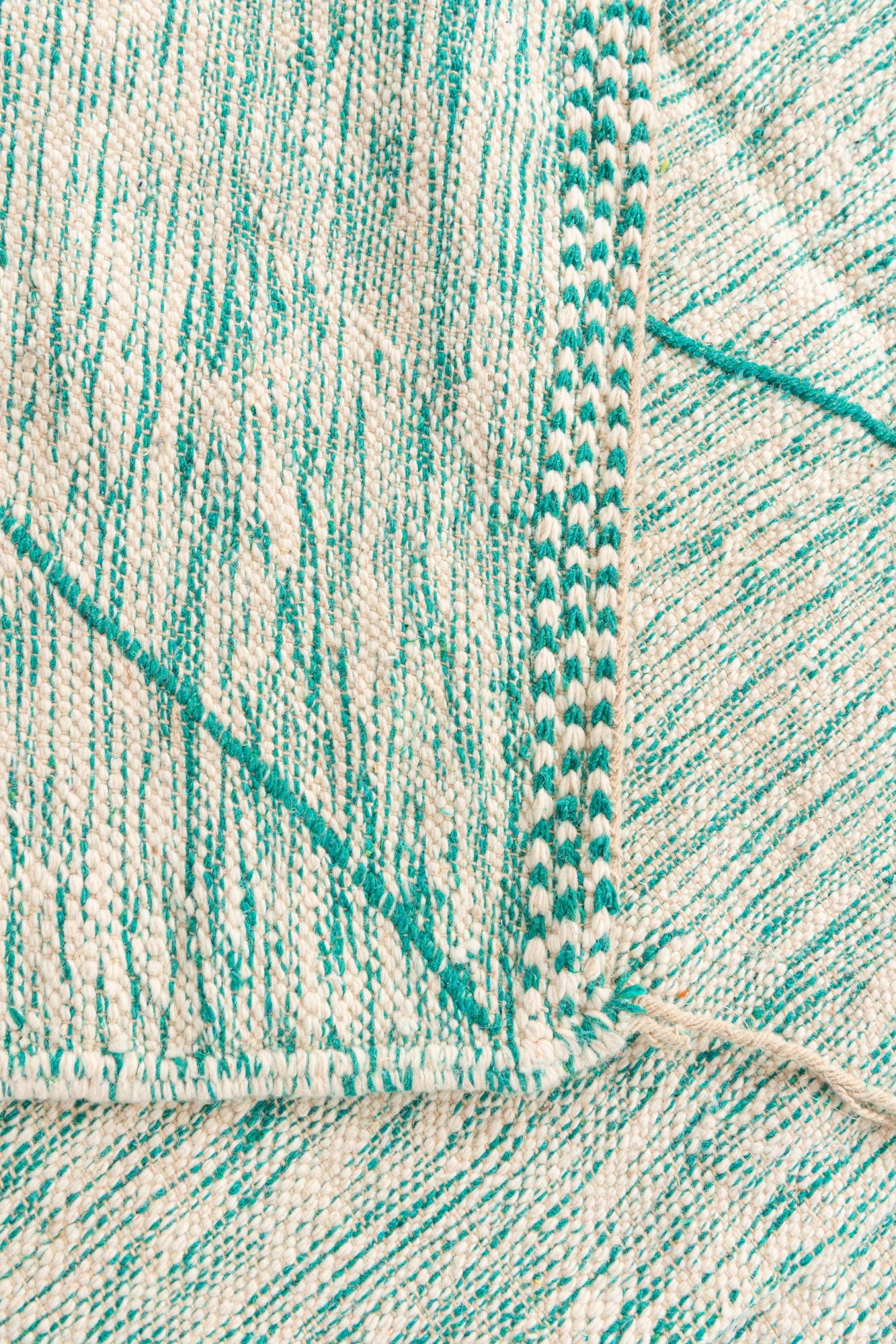 8' 10 x 12' 9 Hand Knotted Moroccan Wool Rug