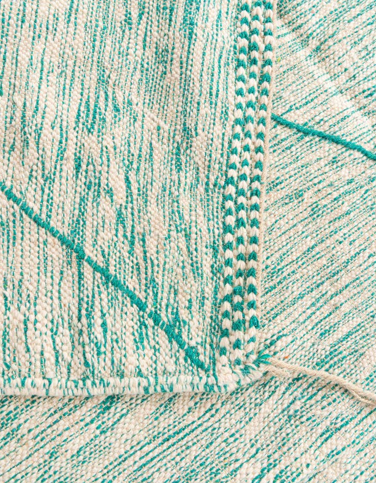 Detail image of 8' 10 x 12' 9  Hand Knotted Moroccan Wool Rug