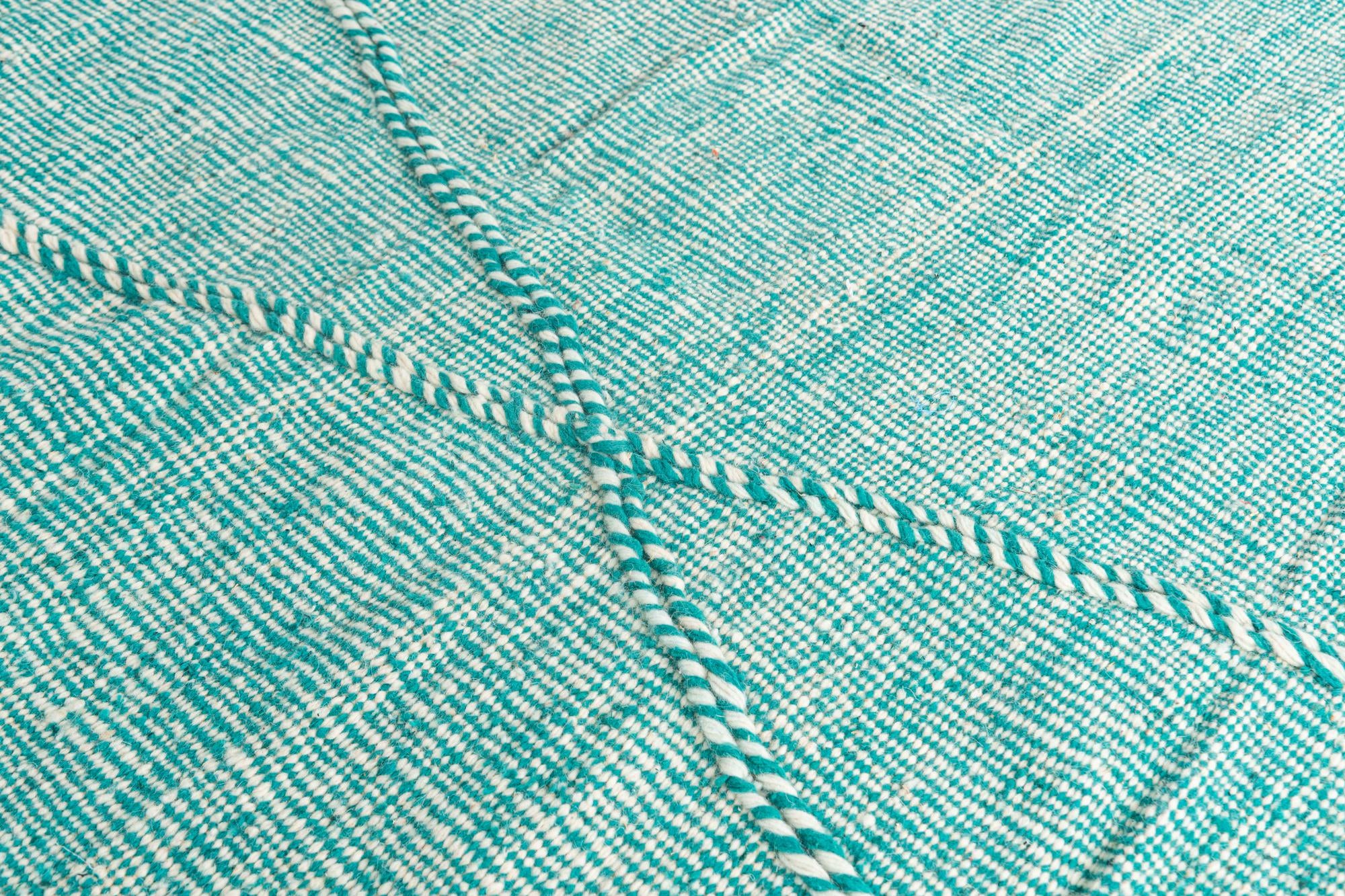 6' 3 x 10' 9 Hand Knotted Moroccan Wool Rug