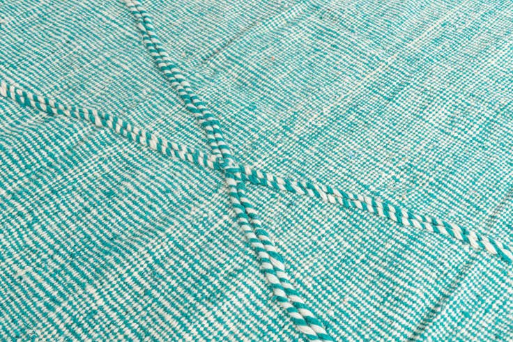 Detail image of 6' 3 x 10' 9 Hand Knotted Moroccan Wool Rug