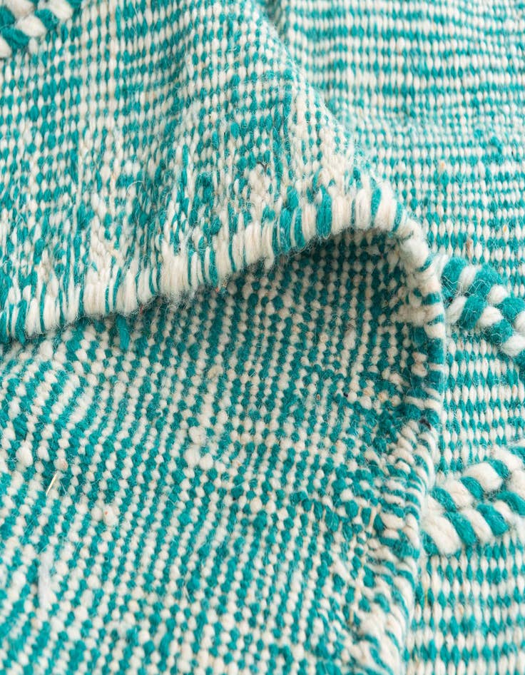 Detail image of 6' 3 x 10' 9  Hand Knotted Moroccan Wool Rug