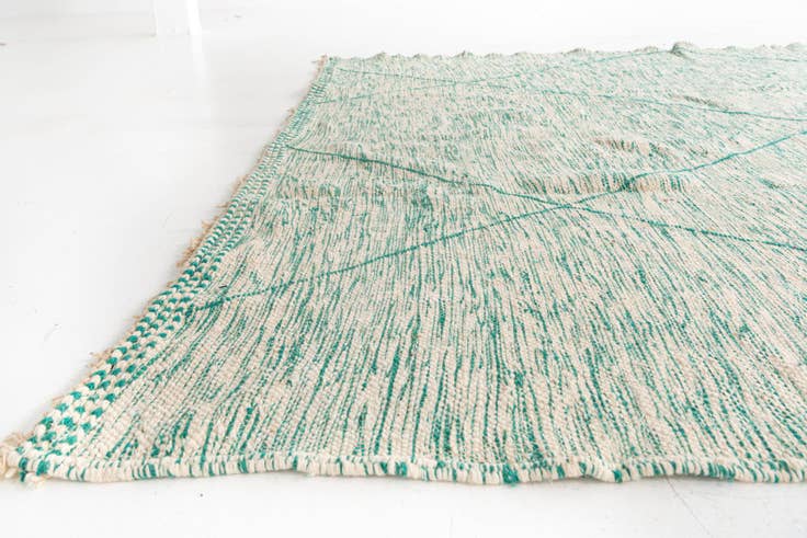 Detail image of 9' 4 x 12' 7 Hand Knotted Moroccan Wool Rug