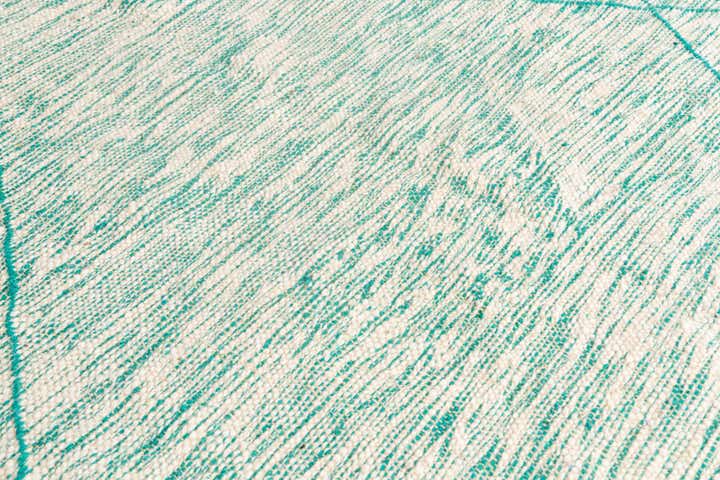 9' 4 x 12' 7 Hand Knotted Moroccan Wool Rug