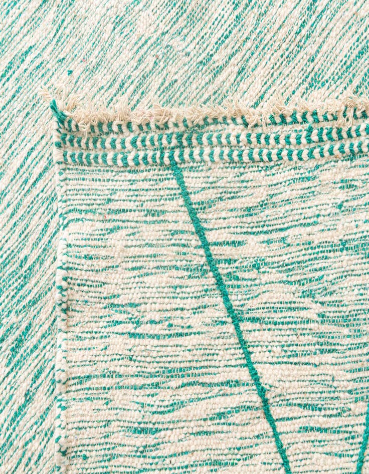Detail image of 9' 4 x 12' 7  Hand Knotted Moroccan Wool Rug