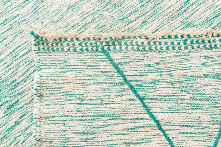 9' 4 x 12' 7 Hand Knotted Moroccan Wool Rug