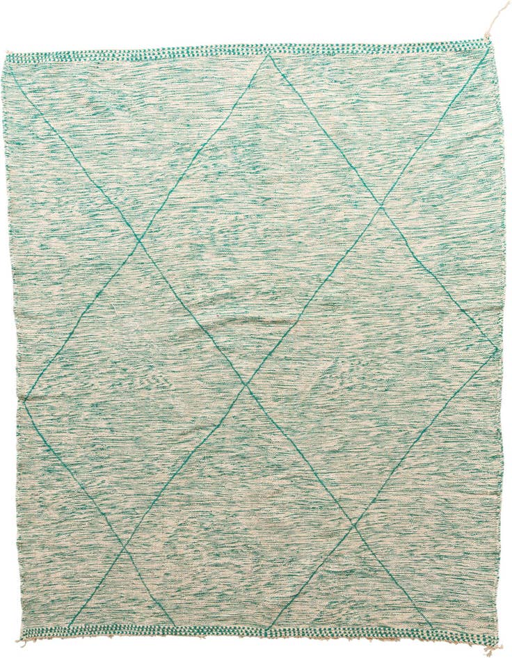 Detail image of 9' 4 x 12' 7 Hand Knotted Moroccan Wool Rug