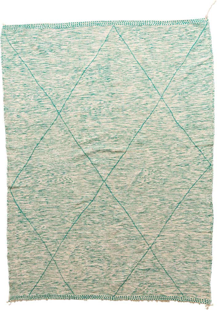 9' 4 x 12' 7 Hand Knotted Moroccan Wool Rug