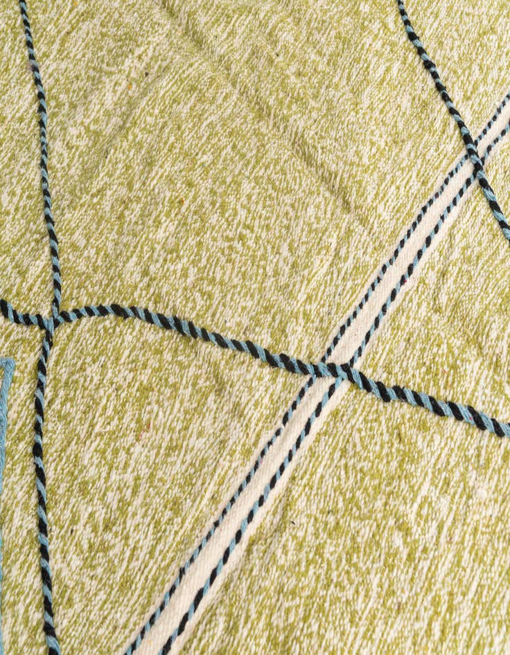 Detail image of 6' 5 x 10' 2  Hand Knotted Moroccan Wool Rug