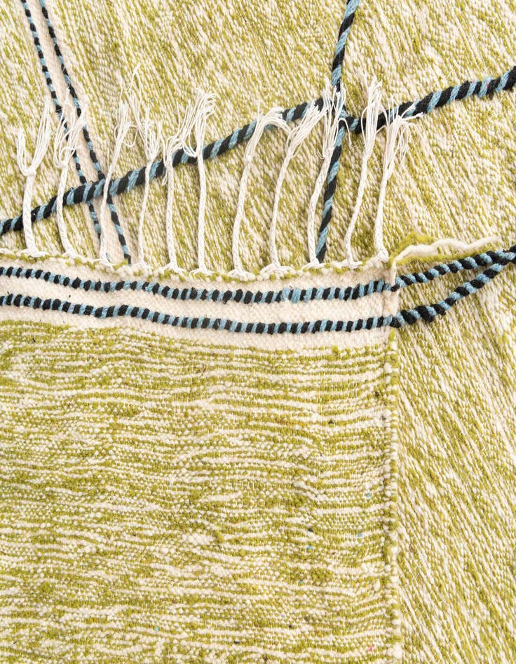 Detail image of 6' 5 x 10' 2  Hand Knotted Moroccan Wool Rug