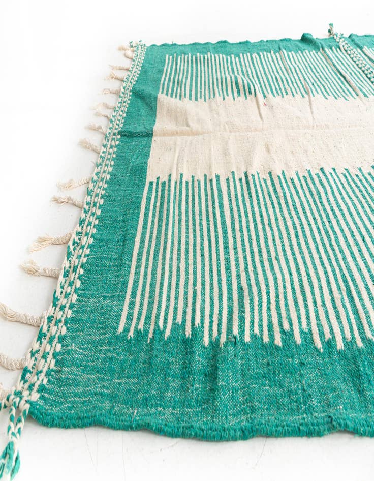 Detail image of 7' x 9' 10  Hand Knotted Moroccan Wool Rug